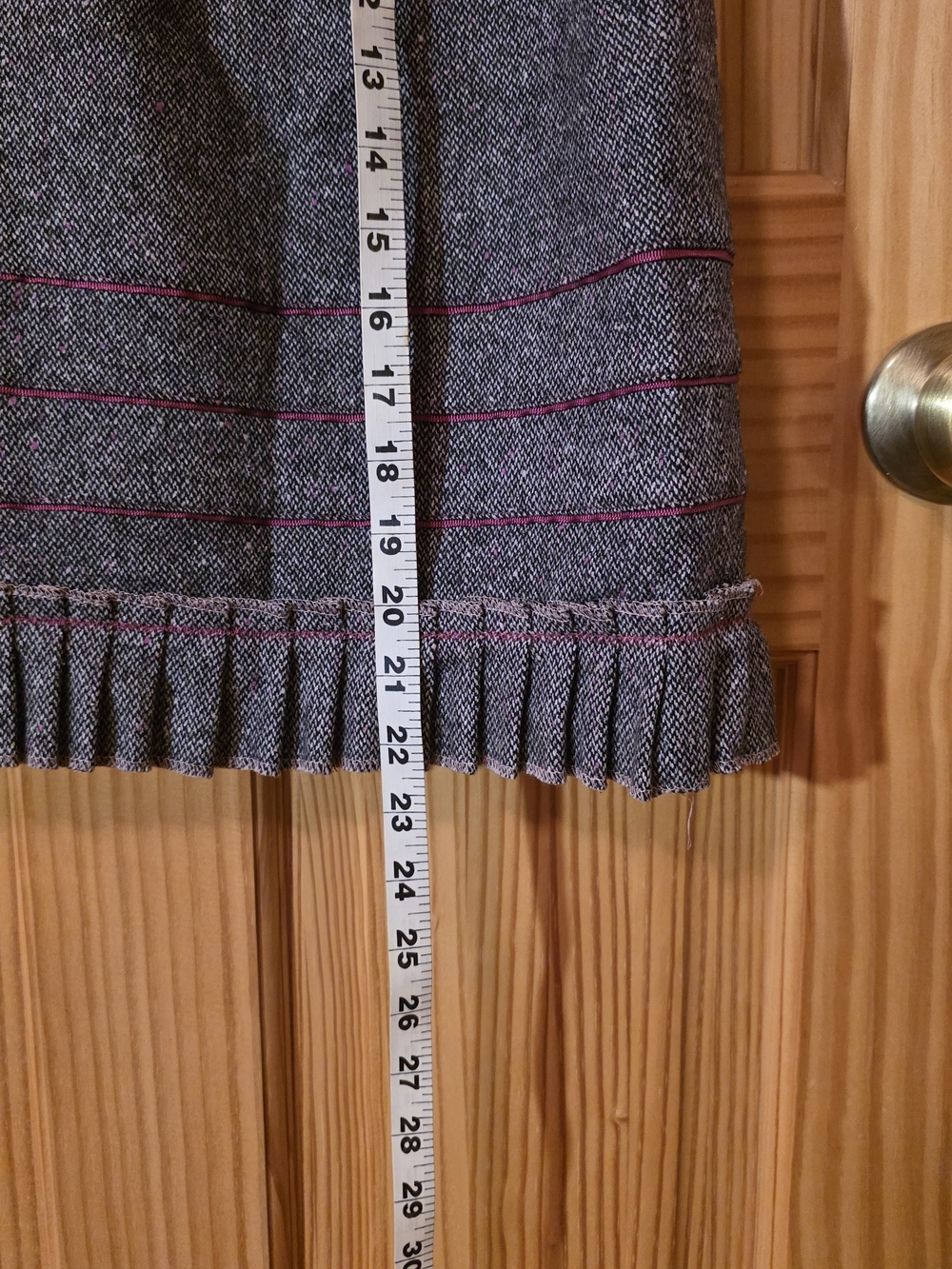 Kay Unger Charcoal Tweed Two-Piece Skirt Suit - Picture 5 of 16